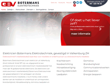 Tablet Screenshot of botermans.nl